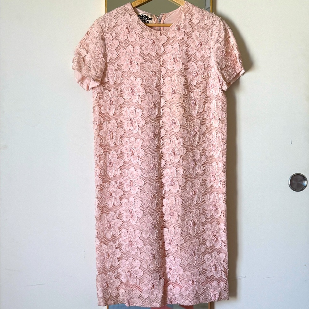 Vintage beaded shift dress